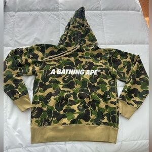 A Bathing Ape Green Camouflage Hoodie